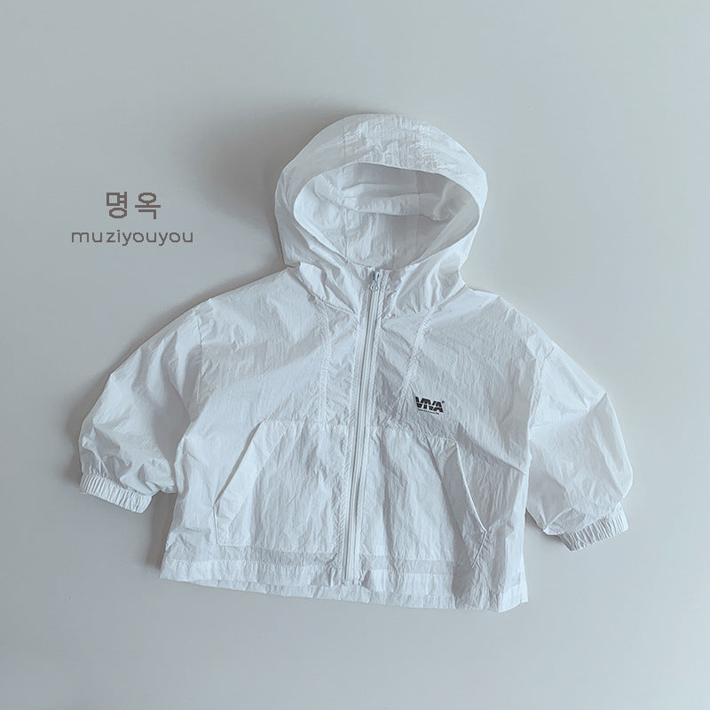 25057SE-夏季韓系薄款兒童防曬外套