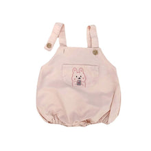 將圖片載入圖庫檢視器 Y9362LS-夏季繡花公仔嬰兒吊帶包屁衣
