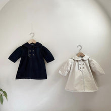 Load image into Gallery viewer, Y6324DS-Autumn double-breasted small lapel casual dress 
