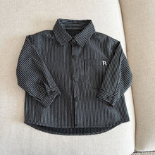 將圖片載入圖庫檢視器 CC260843SE-春秋季純棉條紋長袖襯衫

