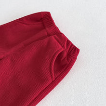 將圖片載入圖庫檢視器 ZDK5703PA-冬季復古拜年毛毛加絨休閒長褲
