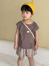 將圖片載入圖庫檢視器 XZ260886TG-夏季運動風背心短褲套裝
