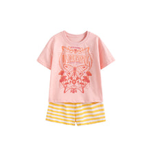 將圖片載入圖庫檢視器 111077TG-夏季女童短袖短褲套裝
