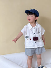 Load image into Gallery viewer, XZ260838TG-夏季｜度假風｜襯衫套裝
