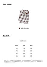 Load image into Gallery viewer, 622002LS-夏季｜滿印格子｜嬰兒短袖連身爬服
