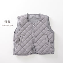 將圖片載入圖庫檢視器 25208SE-秋冬季韓版百搭側開釦馬甲背心
