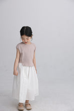 將圖片載入圖庫檢視器 BB2503PCW-夏季日系女童不規則落肩親子T卹
