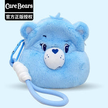 將圖片載入圖庫檢視器 61201AC-正版卡通carebears愛心熊彩虹熊毛絨頭型零錢包耳機包收納包掛件
