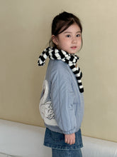 將圖片載入圖庫檢視器 DK250688PA-秋冬季抓絨假兩件牛仔款褲
