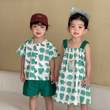 將圖片載入圖庫檢視器 XQ260797TG-夏季度假風兄妹套裝
