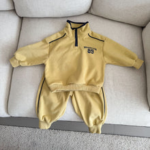 將圖片載入圖庫檢視器 CZ260694TG-春秋季拉鍊立領寬鬆運動兩件套
