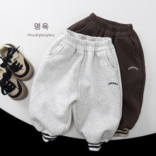 將圖片載入圖庫檢視器 25229PA-冬季SUNDAY刷絨束腳厚棉質長褲
