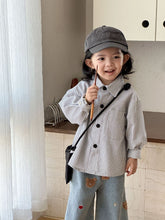 將圖片載入圖庫檢視器 CC260843SE-春秋季純棉條紋長袖襯衫
