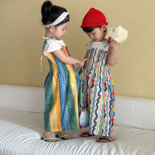 Load image into Gallery viewer, XL260742LS-夏季｜條紋寬鬆｜連體衣
