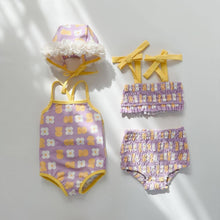 Load image into Gallery viewer, Y0174TG-Summer Korean style bikini two-piece swimsuit &amp; one-piece swimsuit (both styles include swimming cap)
