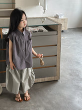 Load image into Gallery viewer, 26X05SE-夏季｜格子襯衫｜兒童無袖背心組
