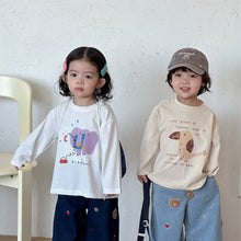 Load image into Gallery viewer, CX260830SE-春秋純棉長袖上衣｜卡通印花T恤
