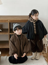 將圖片載入圖庫檢視器 25D48SE-冬季格紋棉服外套｜加厚保暖麵包服
