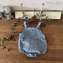 將圖片載入圖庫檢視器 Y95113LS-秋季牛仔連身衣｜蝴蝶結吊帶款
