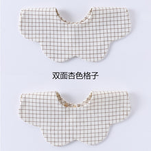將圖片載入圖庫檢視器 D25016AC-嬰兒純棉雙面花瓣新生兒圍兜【二件起批】
