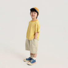 將圖片載入圖庫檢視器 S1212SE-夏季｜條紋寬鬆｜男童短袖T恤
