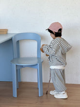 將圖片載入圖庫檢視器 CZ260891TG-條紋連帽運動休閒兩件套
