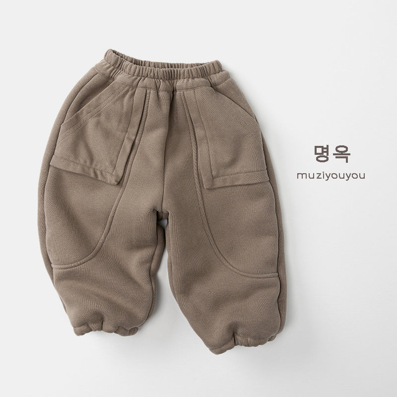 25253PA-冬季加絨厚棉褲