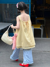 Load image into Gallery viewer, 2025X111DS-Summer Korean style solid color casual suspender dress 

