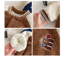 Load image into Gallery viewer, ZDW5283SE-冬季拼色羊羔絨棒球外套
