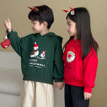 將圖片載入圖庫檢視器 DY250684SE-秋冬季聖誕老人連帽長袖上衣
