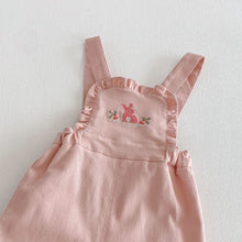 Load image into Gallery viewer, ZCK6067LS-春季刺繡背帶長褲&amp;娃娃上衣
