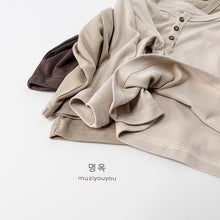 Load image into Gallery viewer, 25187SE-春秋韓版素色長袖上衣
