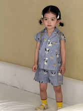 將圖片載入圖庫檢視器 XZ260939TG-夏季｜無袖襯衫｜休閒短褲套裝
