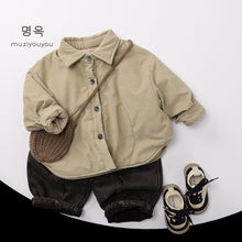 將圖片載入圖庫檢視器 25258SE-冬季夾棉長袖襯衫外套
