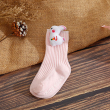 將圖片載入圖庫檢視器 026AC-INS聖誕系列嬰幼兒中筒防滑襪(三雙起批)
