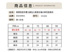 將圖片載入圖庫檢視器 Y9309LS-秋裝泡泡袖小碎花新生兒包屁衣
