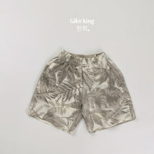 Load image into Gallery viewer, 1631PA-夏季｜樹葉印花｜兒童休閒五分短褲
