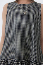 Load image into Gallery viewer, BB2607PCW-夏季｜格紋拼接｜無袖連衣裙
