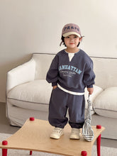 將圖片載入圖庫檢視器 CZ260849TG-春秋季假兩件運動休閒兩件套
