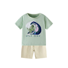 將圖片載入圖庫檢視器 1009944TG-夏季男童圓領短袖套裝
