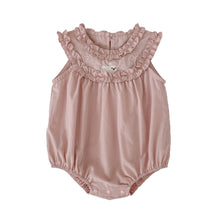 Load image into Gallery viewer, H10696LS-夏季｜花邊刺繡｜無袖包屁衣
