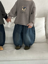 將圖片載入圖庫檢視器 25D51PA-冬季一體絨牛仔長褲｜加厚燈籠褲
