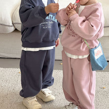 將圖片載入圖庫檢視器 CZ260849TG-春秋季假兩件運動休閒兩件套
