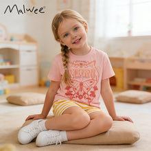 將圖片載入圖庫檢視器 111077TG-夏季女童短袖短褲套裝
