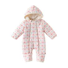 將圖片載入圖庫檢視器 D25296LS-冬季雙拉鍊加厚夾棉連帽爬服
