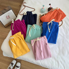 將圖片載入圖庫檢視器 2025D299PA-秋冬季百搭休閒寬鬆加絨收腳長褲
