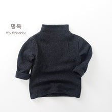 將圖片載入圖庫檢視器 25238SE-秋冬季韓版車線半高領素色長袖上衣
