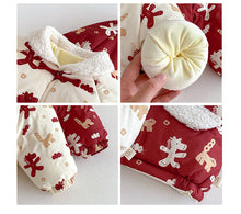 將圖片載入圖庫檢視器 ZDW5692SE-冬季滿版小馬印花加厚夾棉外套
