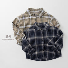 Load image into Gallery viewer, 26009SE-春季森林系休閒格子襯衫
