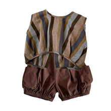 Load image into Gallery viewer, M627094TG-夏季｜棉麻條紋｜背心套裝
